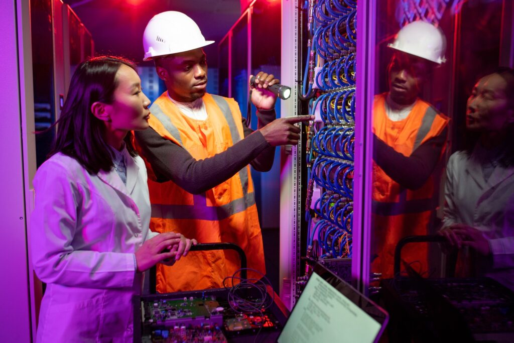 Repairing server in data center